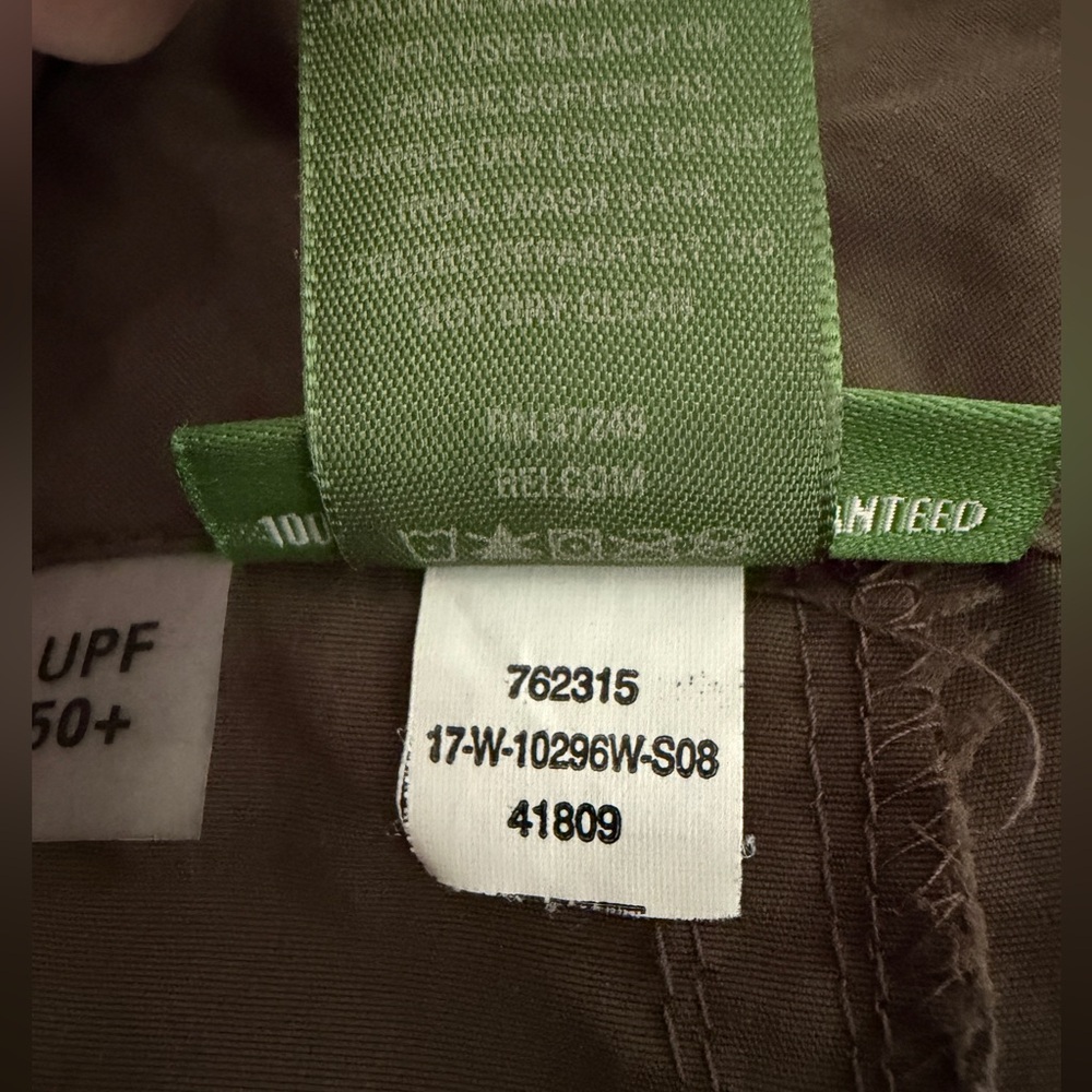 REI Cropped Hiking Pants - size 22- Brown Quick Dry Nylon UPF 50 - Picture 13 of 13